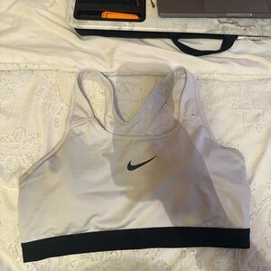 Nike Dri-FIT White Sports Bra